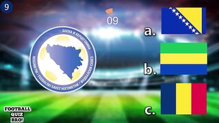 Guess The COUNTRY by National Team LOGO | Football Quiz Challenge