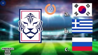 Guess The COUNTRY by National Team LOGO | Football Quiz Challenge