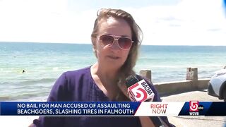 Man accused of assault and battery, vandalism in rampage over beach sticker