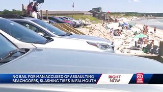 Man accused of assault and battery, vandalism in rampage over beach sticker