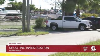 Shooting under investigation in Riviera Beach