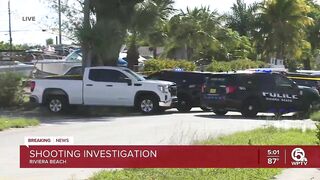 Shooting under investigation in Riviera Beach