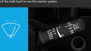 How to use the Wipers/Washers—Intermittent & Rear Wiper Models