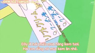 Review Phim Shin Cậu Bé Bút Chì: SHIN VÀ MASAO THI ĂN KEM VÀ CÁI KẾT | Shin Anime