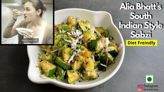 I tried Alia Bhatt’s South Indian Style Sabzi | Celebrity Diet | Weight loss Recipe | Easy Diet Food