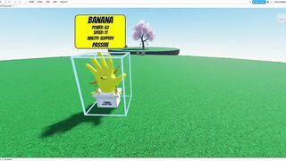 Creating The Banana Glove in Slap Battles