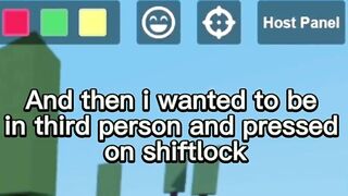 This is why i never use shiftlock in Roblox Bedwars