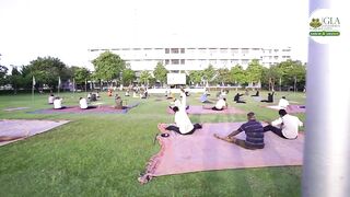 Glimpse of International Yoga Day | GLA University, Mathura