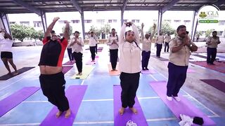 Glimpse of International Yoga Day | GLA University, Mathura