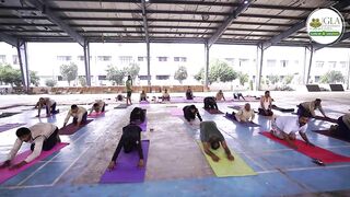 Glimpse of International Yoga Day | GLA University, Mathura