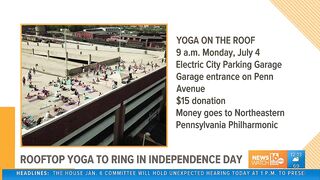 Rooftop yoga to ring in Independence Day