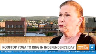 Rooftop yoga to ring in Independence Day