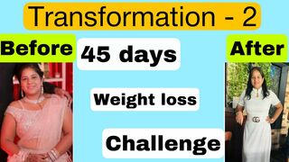 Transformation-2 weight loss challenge by Jairam yoga