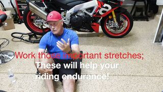 Stretching for the Bike! Senior Motorcycle Rider Exercises HD 1080p