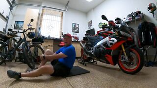 Stretching for the Bike! Senior Motorcycle Rider Exercises HD 1080p