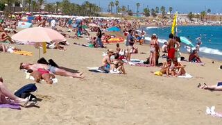 Beach Somorrostro/ Barcelona beach walk ????????walking Spain best beaches