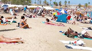 Beach Somorrostro/ Barcelona beach walk ????????walking Spain best beaches