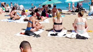 Beach Somorrostro/ Barcelona beach walk ????????walking Spain best beaches