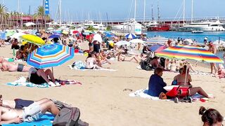 Beach Somorrostro/ Barcelona beach walk ????????walking Spain best beaches