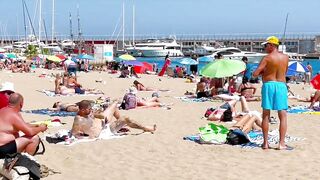 Beach Somorrostro/ Barcelona beach walk ????????walking Spain best beaches