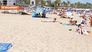 Beach Somorrostro/ Barcelona beach walk ????????walking Spain best beaches