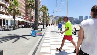 BENIDORM ???????? LEVANTE BEACH JULY 2022 Costa Blanca SPAIN Walking Tour 4K