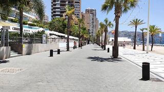 BENIDORM ???????? LEVANTE BEACH JULY 2022 Costa Blanca SPAIN Walking Tour 4K