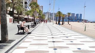 BENIDORM ???????? LEVANTE BEACH JULY 2022 Costa Blanca SPAIN Walking Tour 4K