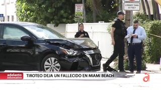 Asesinan a balazos a un hombre mientras manejaba por Miami Beach