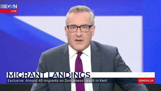 Exclusive footage of migrants landing at Dungeness Beach in Kent | Brazier reacts