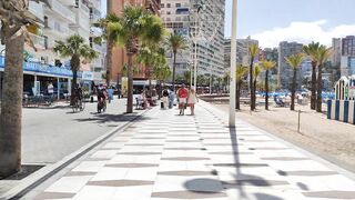 BENIDORM ???????? LEVANTE BEACH JUNE 2022 Costa Blanca Spain Walking Tour 4K