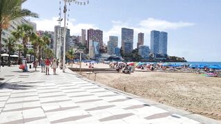 BENIDORM ???????? LEVANTE BEACH JUNE 2022 Costa Blanca Spain Walking Tour 4K