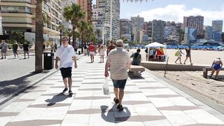 BENIDORM ???????? LEVANTE BEACH JUNE 2022 Costa Blanca Spain Walking Tour 4K