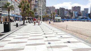 BENIDORM ???????? LEVANTE BEACH JUNE 2022 Costa Blanca Spain Walking Tour 4K