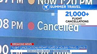 Flight cancellations prompt fears of holiday travel chaos