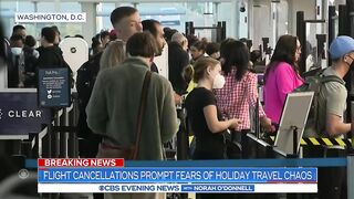 Flight cancellations prompt fears of holiday travel chaos