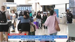 Flight cancellations prompt fears of holiday travel chaos