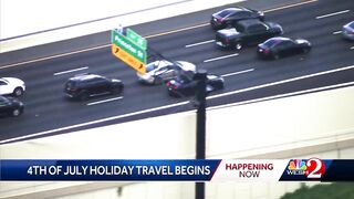 Experts: Millions of drivers expected to travel this weekend for the Fourth of July