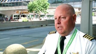 Off-duty Delta pilots picket outside MSP Airport ahead of busy travel weekend