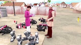 मोटरबाइक रेस्टोरेंट Motorbike Restaurant हिंदी कहानिया Hindi Kahaniya New Funny Comedy Video 2022