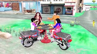 मोटरबाइक रेस्टोरेंट Motorbike Restaurant हिंदी कहानिया Hindi Kahaniya New Funny Comedy Video 2022