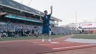 On the Field for Big Slick Celebrity Softball Game