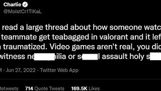 "Tea-Bagging" In Video Games Is Now Considered Assault...