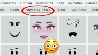 ANIMATED FACES in roblox?!????