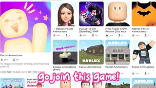 ANIMATED FACES in roblox?!????