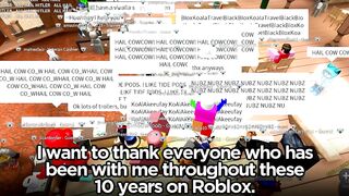 I Joined ROBLOX 10 Years Ago Today