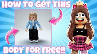 How To Get This Body For FREE In Roblox! ????????