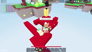 “I DID @EZJCat2 CLUTCH! (super hard Roblox Bedwars Clutches day - 3 )”