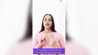 Day- 19 | 3 Yoga Poses to Cure Gastric Problems | Improve Digestion | Urmi Pandya