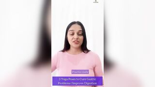 Day- 19 | 3 Yoga Poses to Cure Gastric Problems | Improve Digestion | Urmi Pandya